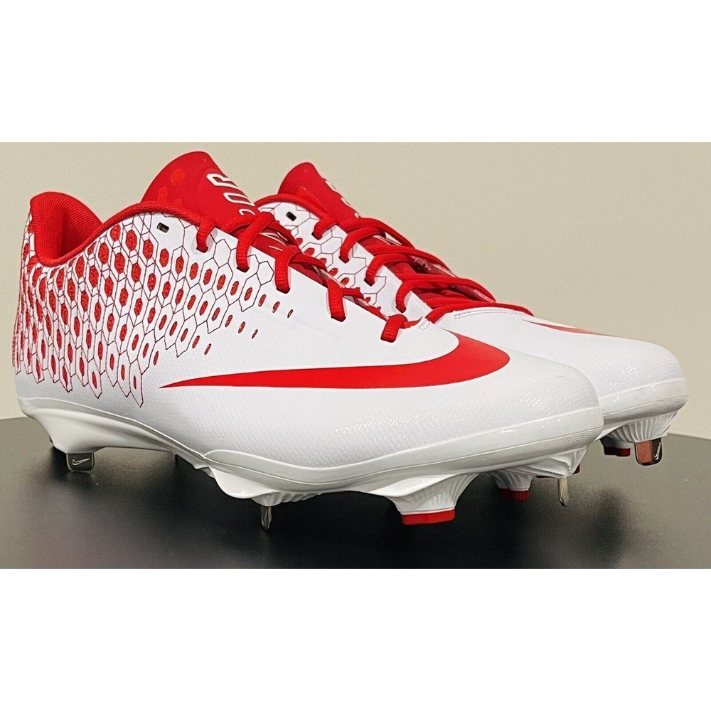 Men's 15 Nike Lunar Vapor Ultrafly Elite 2 Metal Baseball Cleats Red AO7946-161 - Picture 4 of 8
